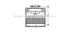 AVA QUALITY COOLING BW3400 Oil Cooler, engine oil